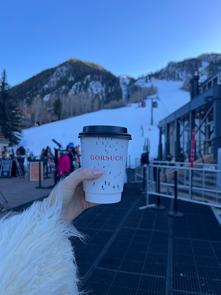 Hot Apple Cider at Gorsuch Cafe