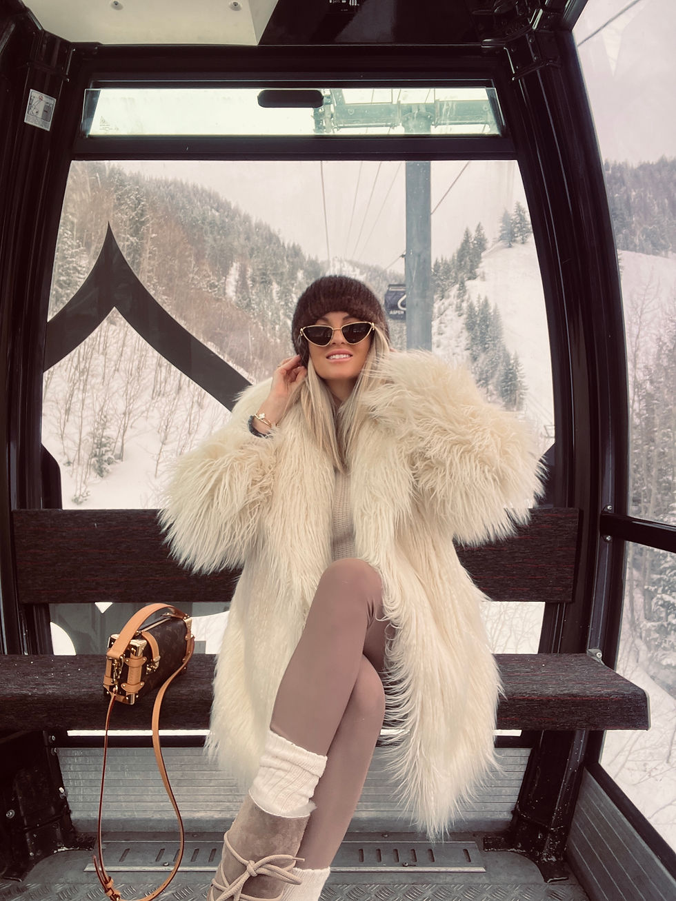 Riding the Gondola up to Ajax Summit