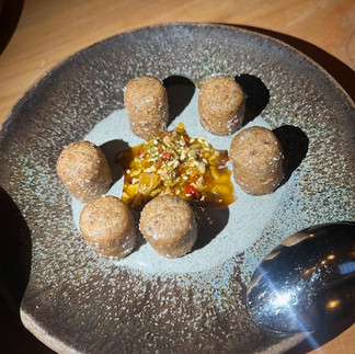 Tierra vegetable dumplings with cheese