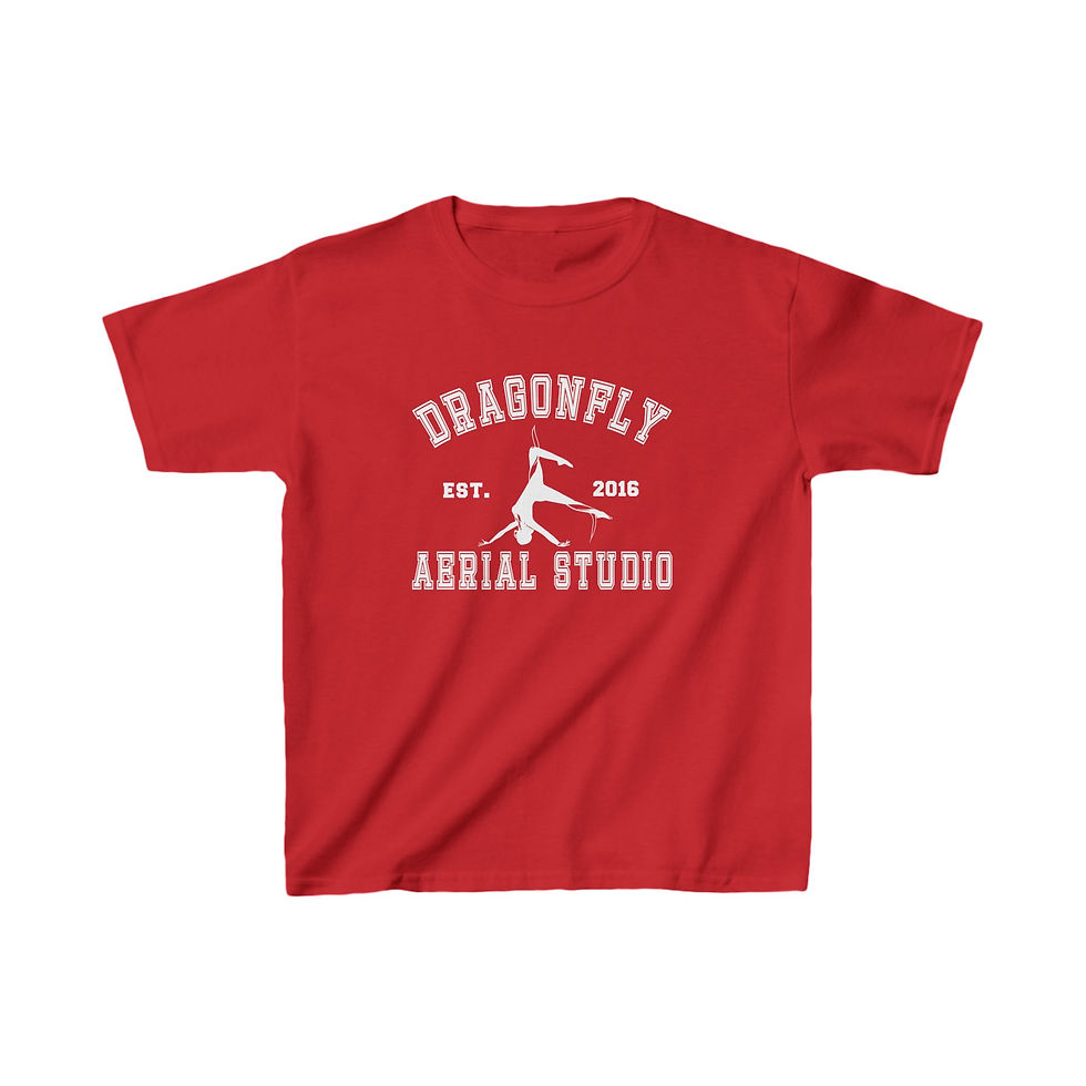 Thumbnail: Kids Dragonfly Aerial Studio Tee - T-Shirt for Young Aerialists