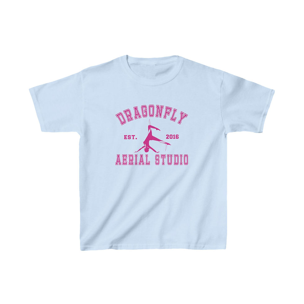 Thumbnail: Kids Dragonfly Aerial Studio Tee - T-Shirt for Young Aerialists