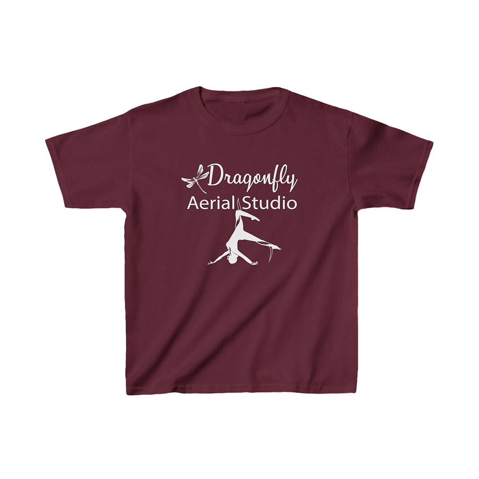 Thumbnail: Kids Dragonfly Aerial Studio Tee - T-Shirt for Young Aerialists
