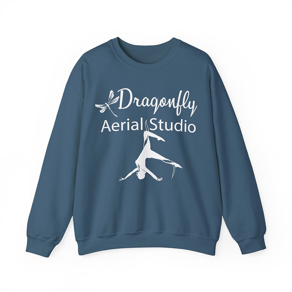 Thumbnail: Dragonfly Aerial Adult Studio Unisex Heavy Blend™ Crewneck Sweatshirt