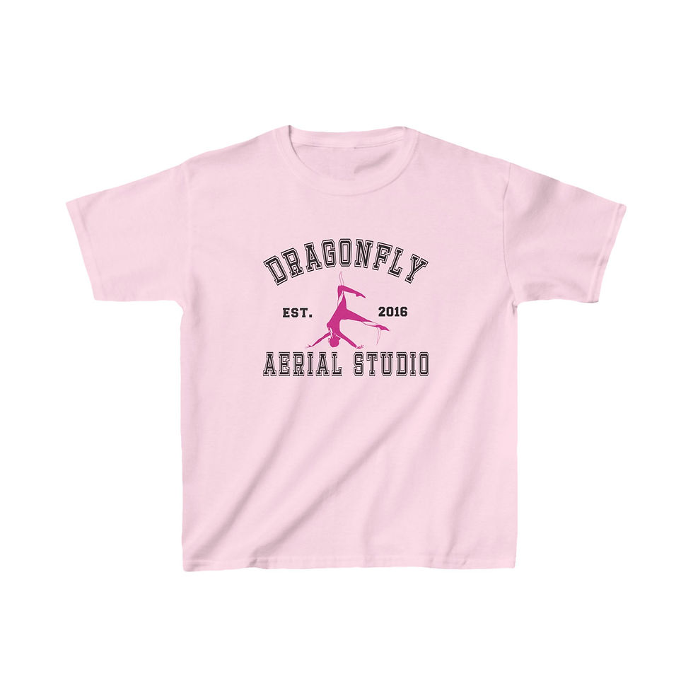 Thumbnail: Kids Dragonfly Aerial Studio Tee - T-Shirt for Young Aerialists