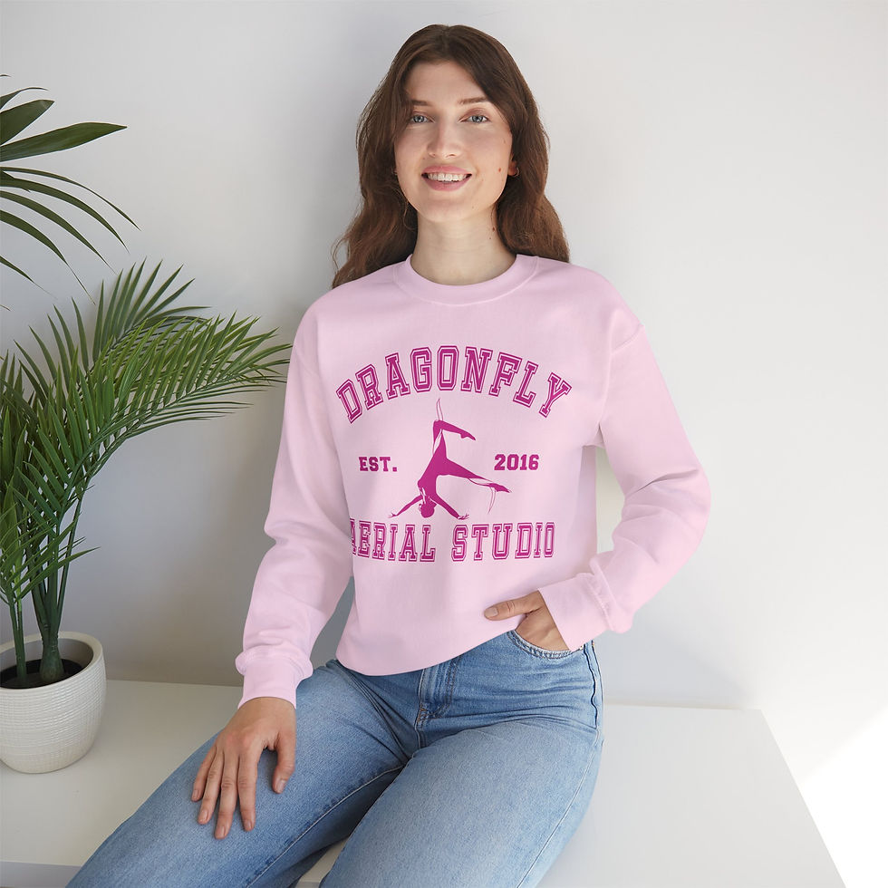 Thumbnail: Dragonfly Aerial Adult Studio Unisex Heavy Blend™ Crewneck Sweatshirt