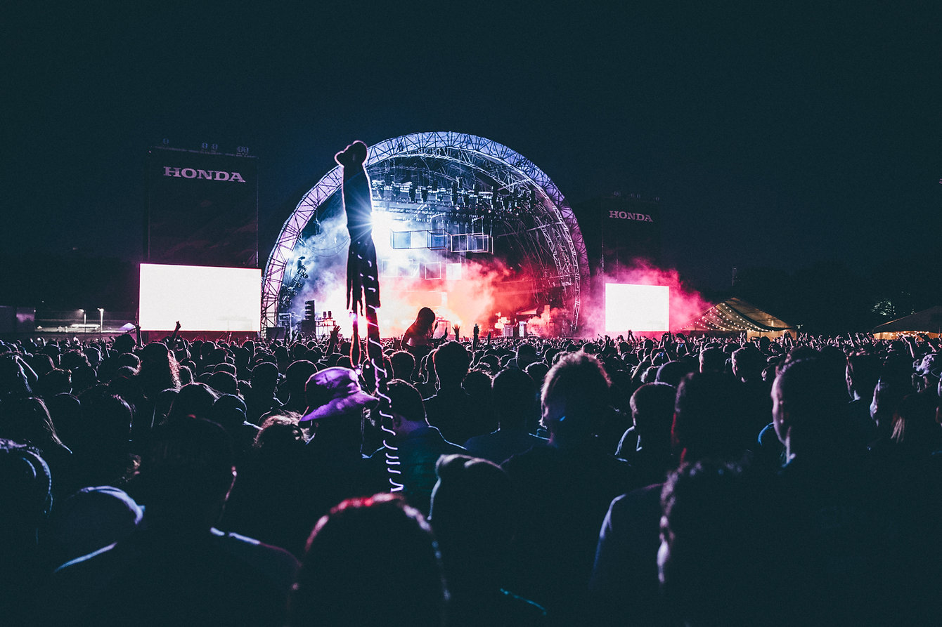 Multitud de conciertos