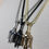 Thumbnail: Neptune Poseidon God Black Trident Pendant Necklace