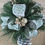 Thumbnail: Natural Silver Holiday Extra Large Sugar Pinecone Ribbon and Greenery