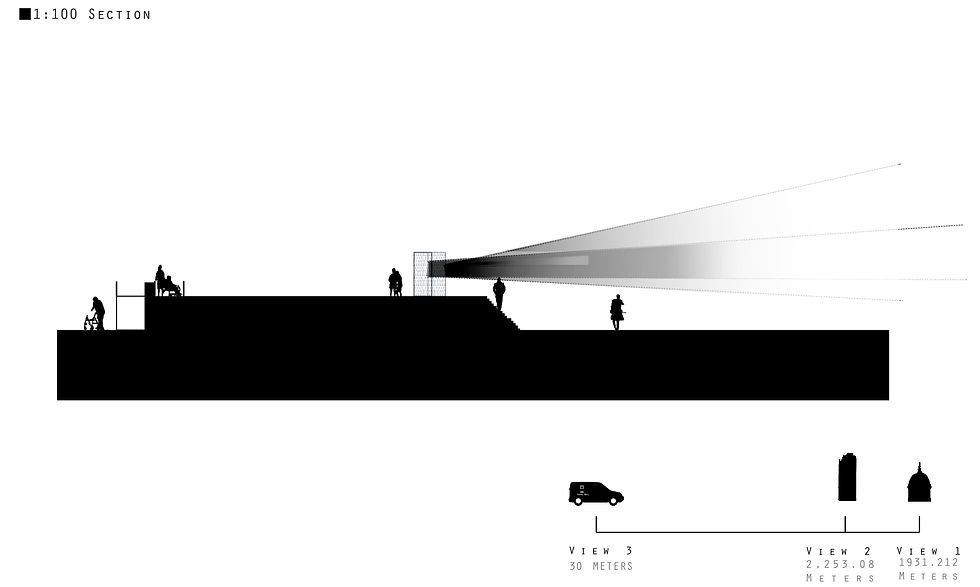 Viewing Platform Side Elevation