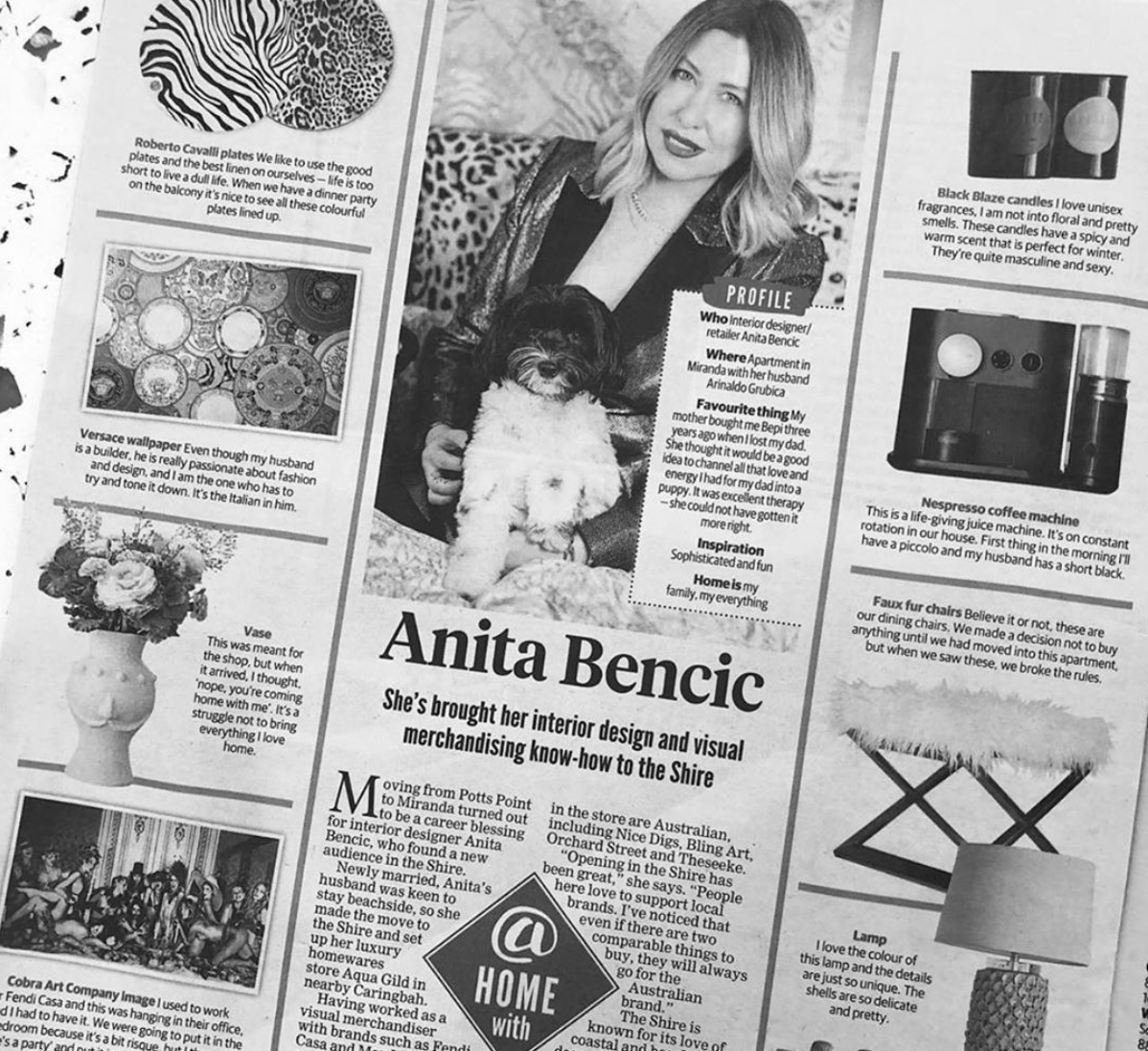 Daily Telegraph - Home Mag x Aqua Gild