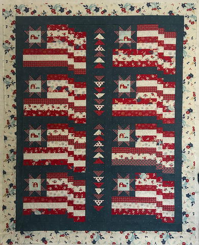 Red, White & Blue Flag quilt