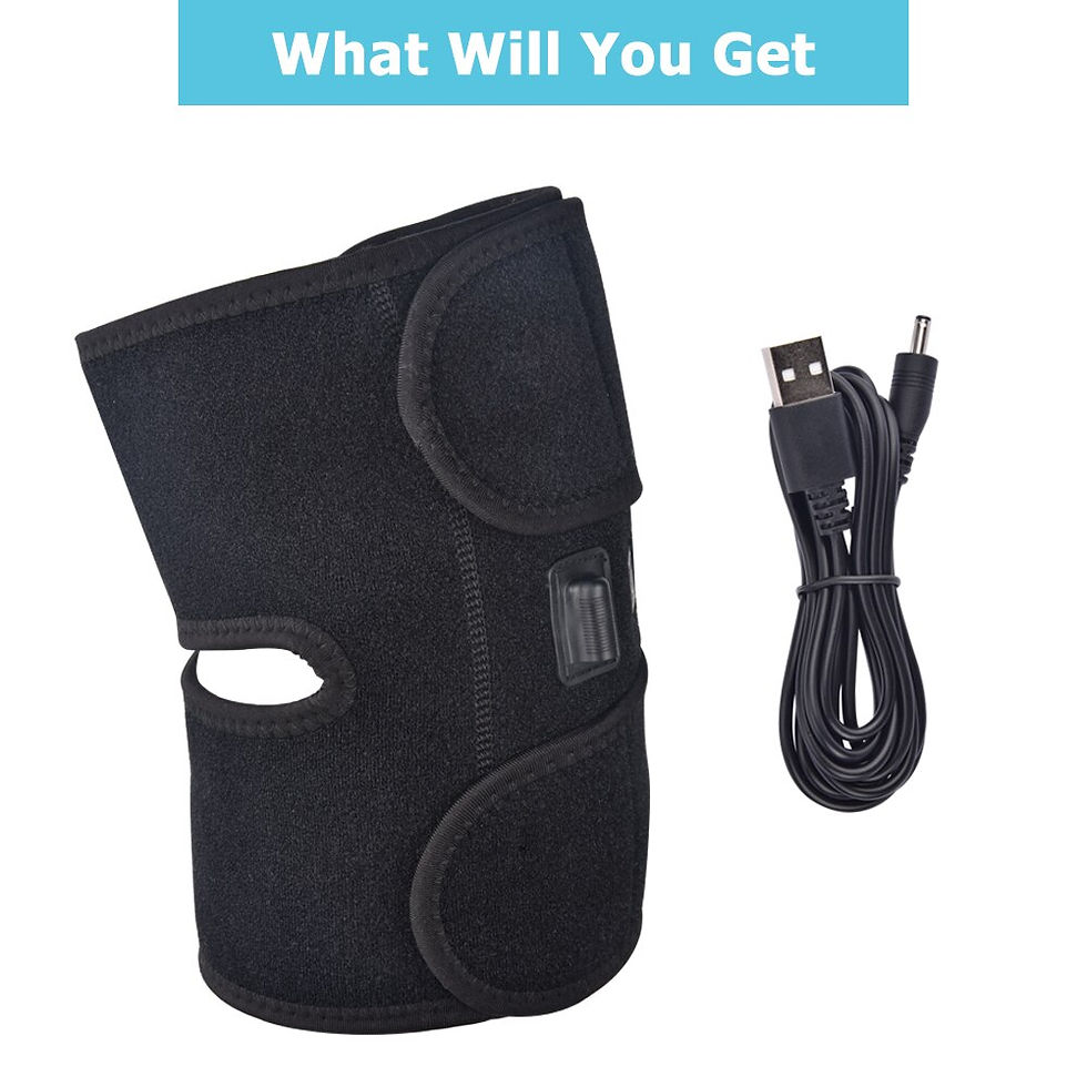 Thumbnail: Heating Knee Massage Pad Brace Support