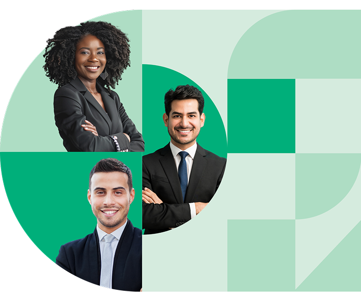 Image (Professional business team representing MyHRLANE's diverse Human Capital solutions)