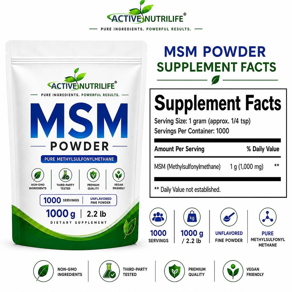Thumbnail: Active Nutrilife Pure Methylsulfonylmethane (MSM) Powder