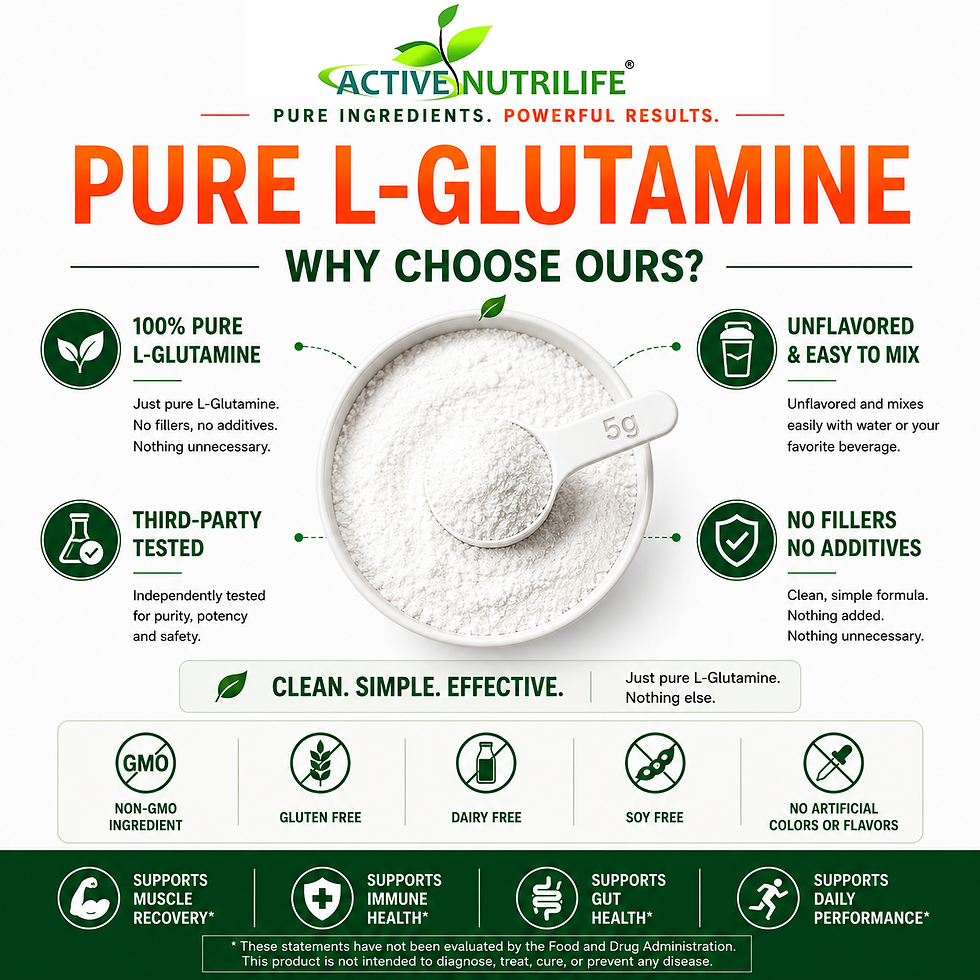 Thumbnail: Active Nutrilife Pure L-Glutamine Powder – Unflavored