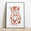 Thumbnail: Ginger Cat Art Print