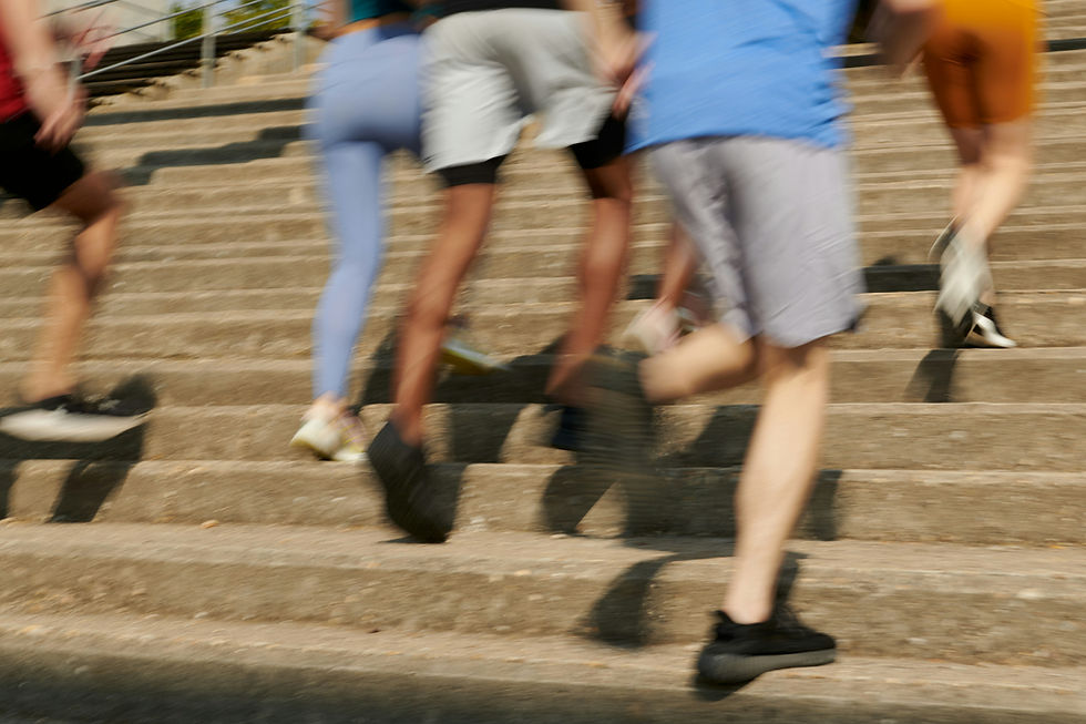 Stair climbing exercise for Kilimanjaro training