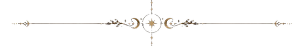 gold mystical spiritual divider line element