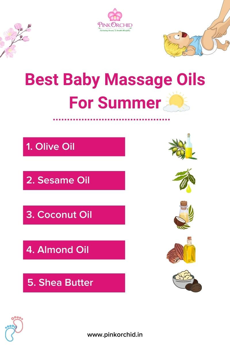 baby massage oil in summer