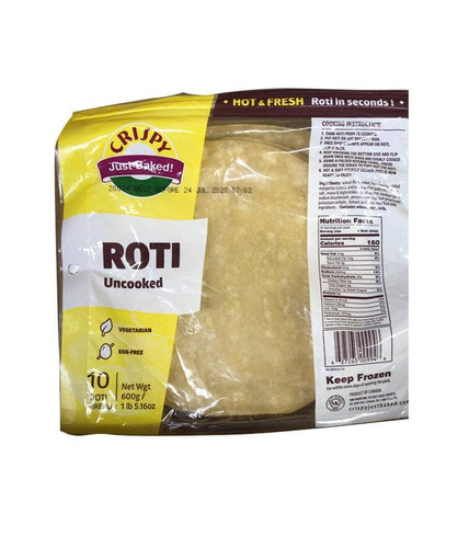Crispy Roti Uncooked | Spice Culture