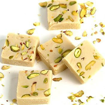 Fresh Homemade Pista Burfi 1lb