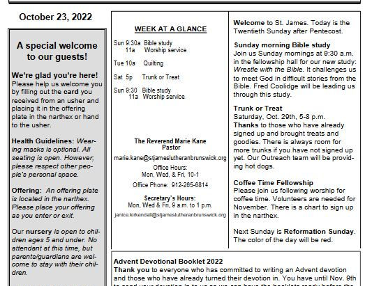 What's Happening 10-23-22