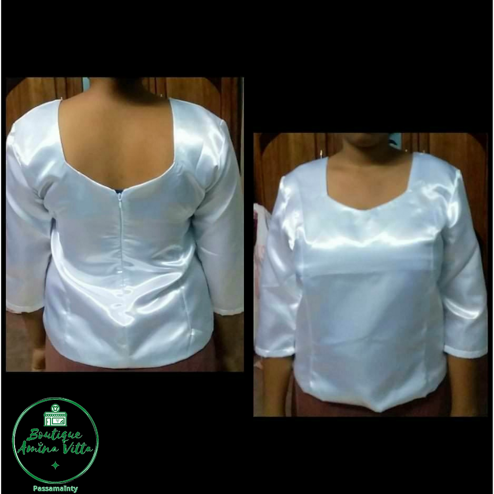 Miniature : Body en satin (manche mi long)
