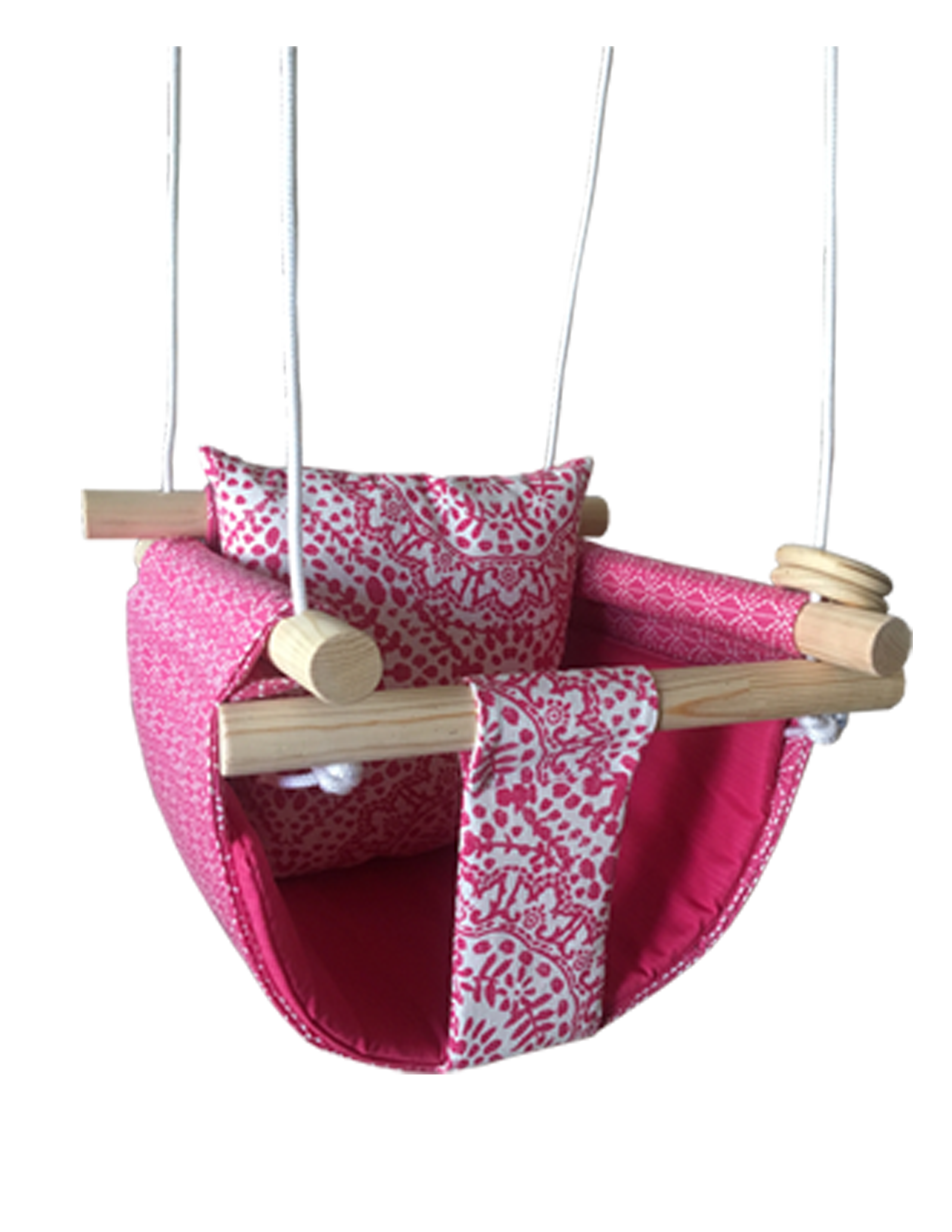 Columpio de tela rosa mexicano