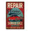 Thumbnail: Retro tin sign, wall decoration