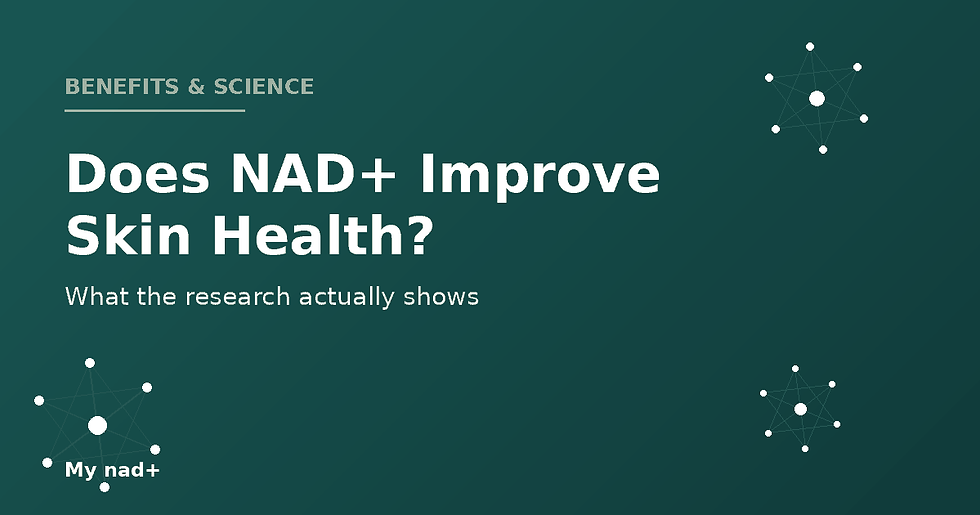 Does NAD+ Improve Skin Health? What the Science Actually Shows