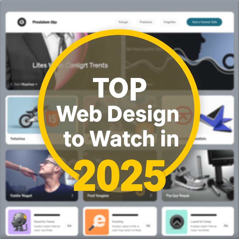 Top Web Design Trends to Watch in 2025