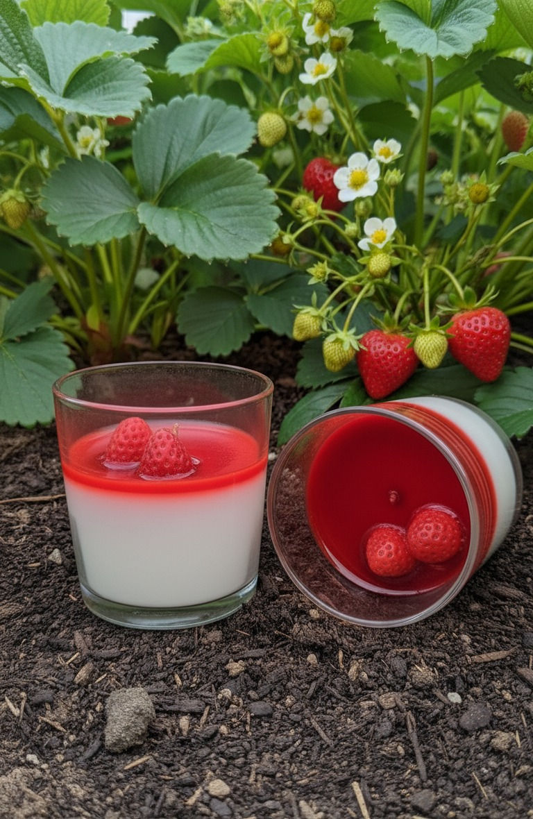 Thumbnail: Strawberry Bliss Candle with lavender  – Evening Glow