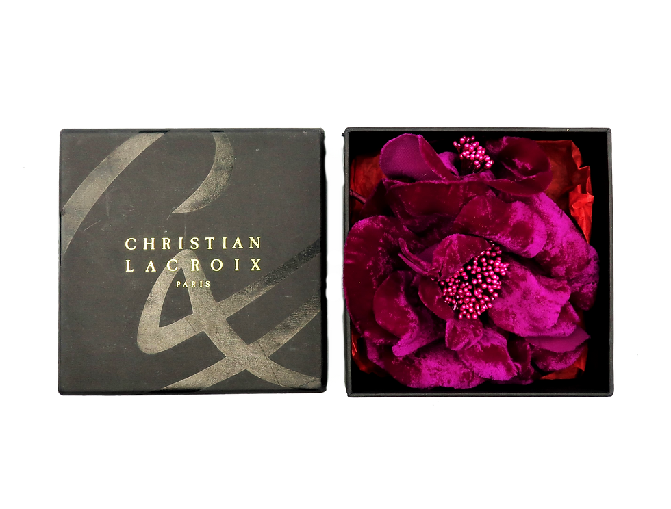 Thumbnail: Christian Lacroix Velour Brooch