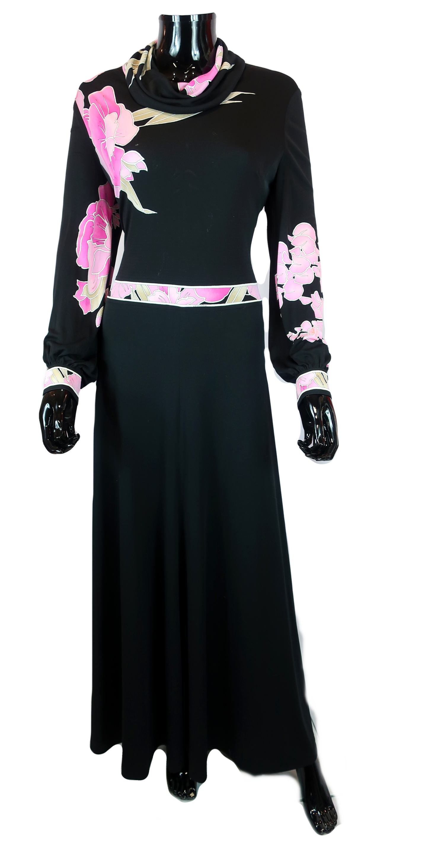 Leonard Paris Long Print Dress