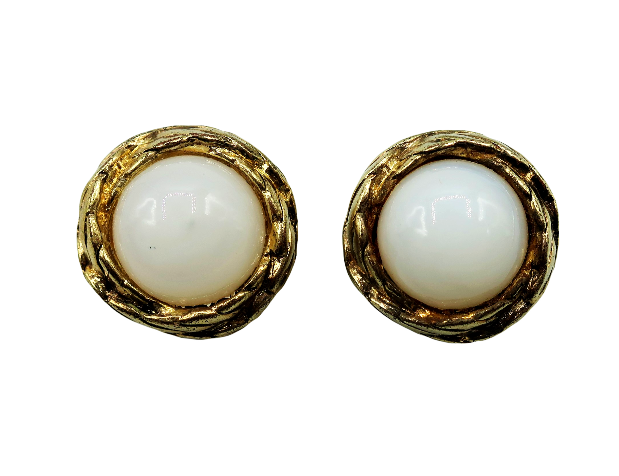 Chanel Pearl Earrings