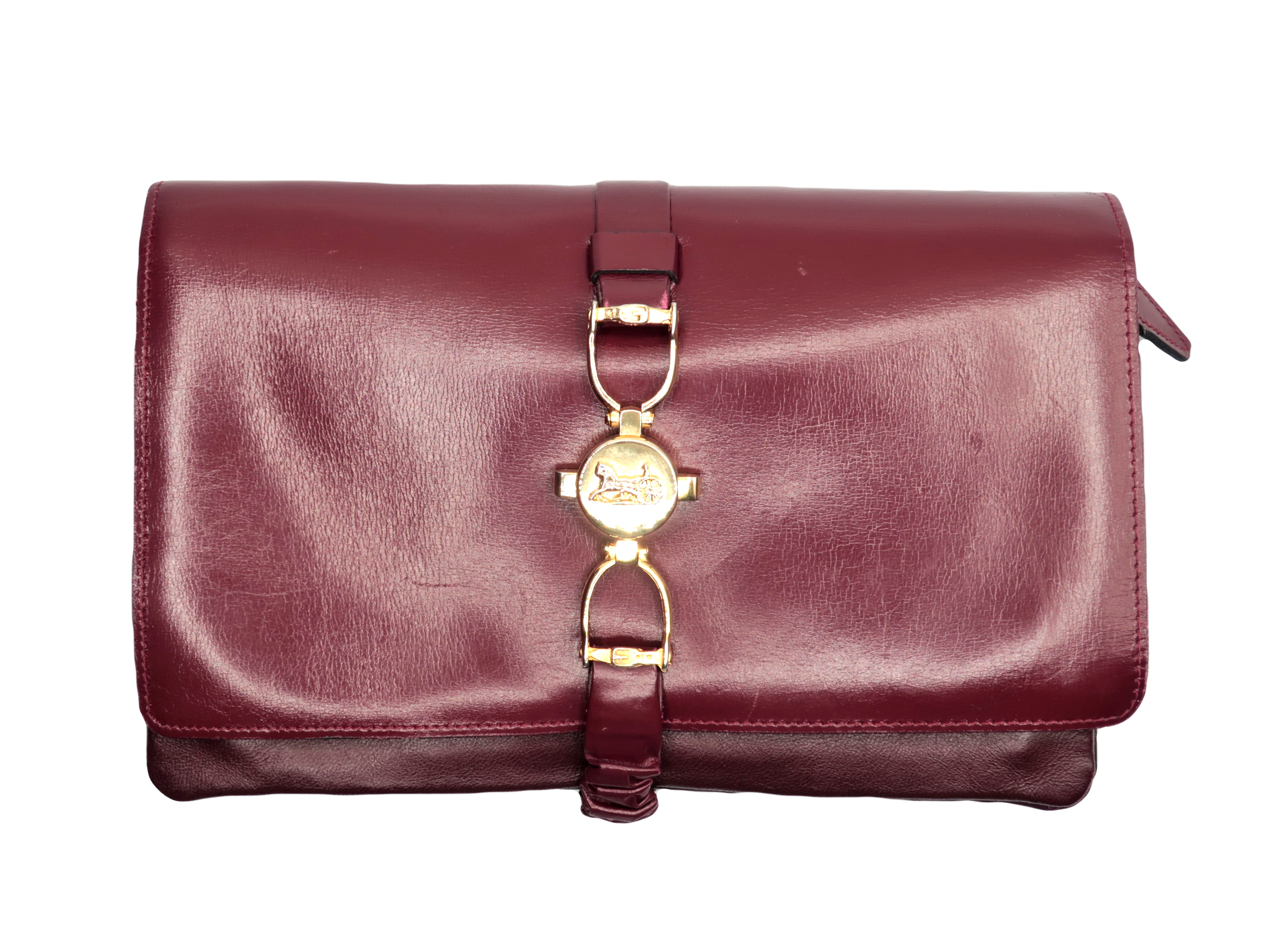 Céline Triple Burgundy Bag