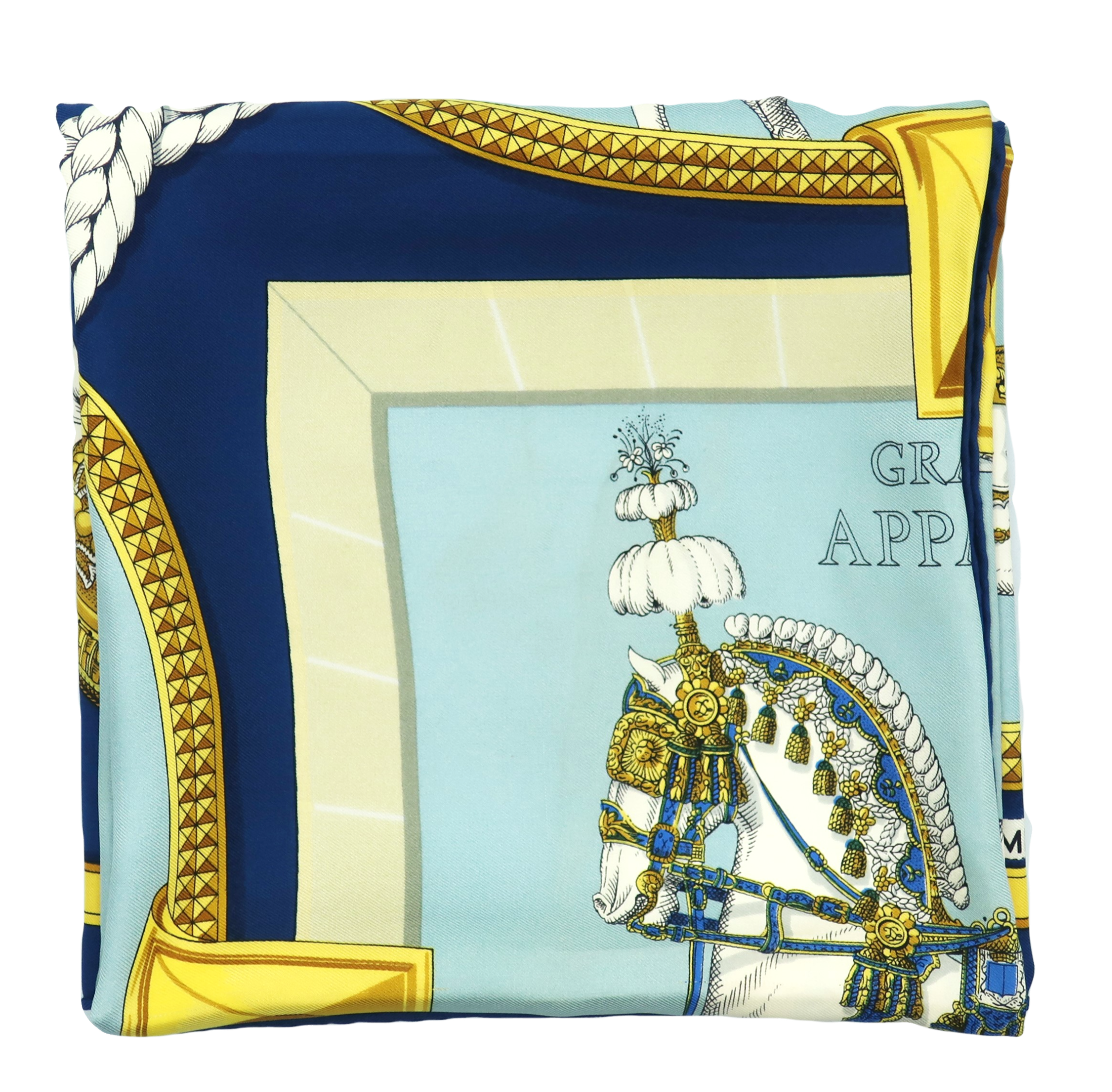 Hermès "Grand Apparat" Silk Scarf