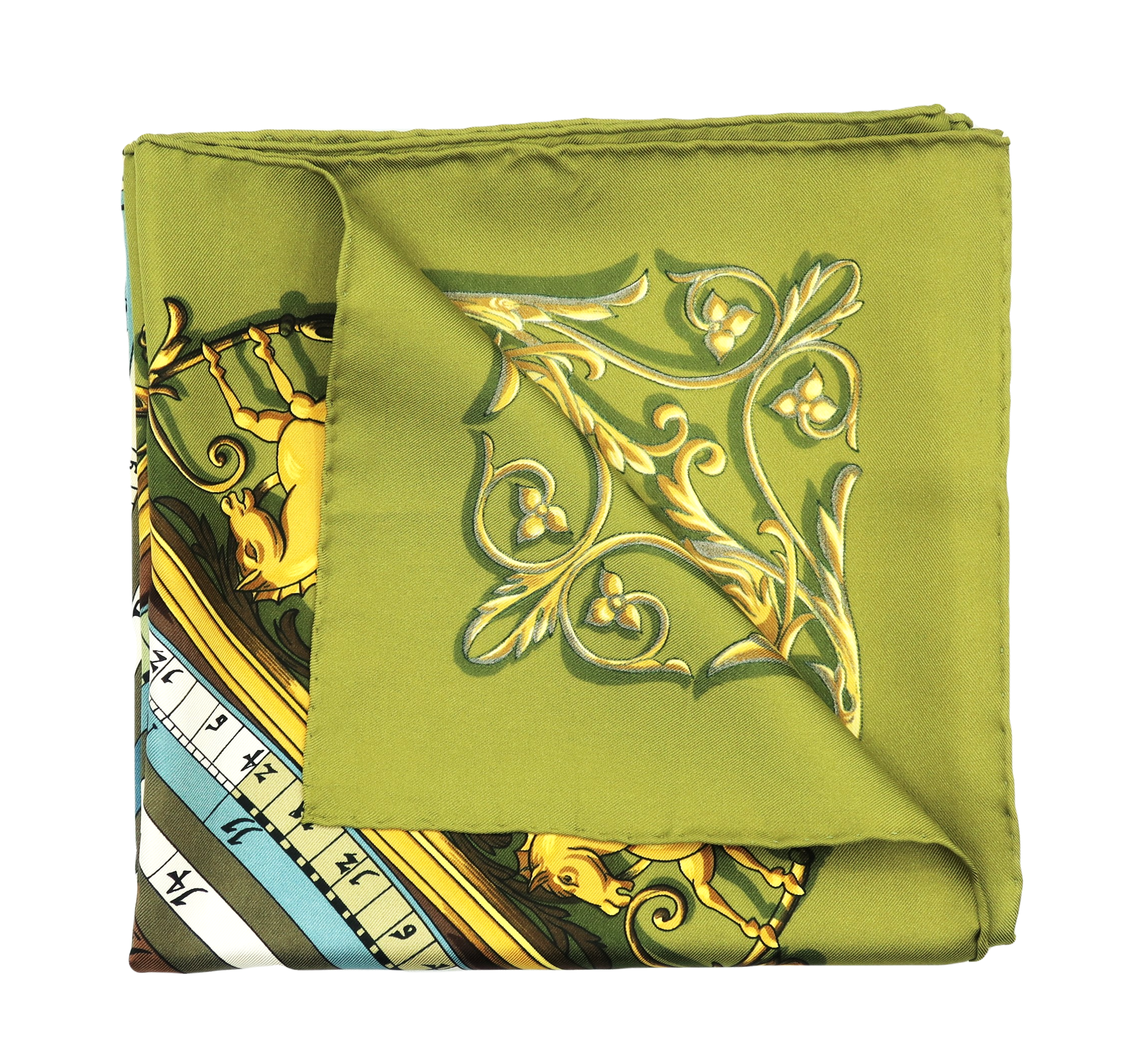 Hermès "Dies et Hore" Silk Scarf