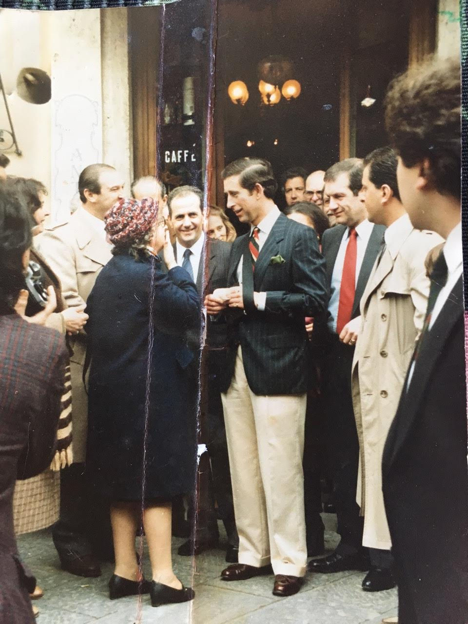 Prince Charles in Montalcino Italy