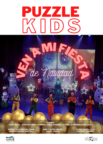 PUZZLE KIDS VEN A MI FIESTA DE NAVIDAD