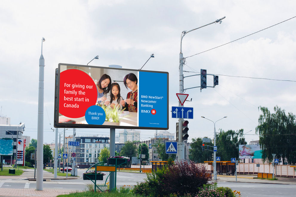 Billboard for BMO
