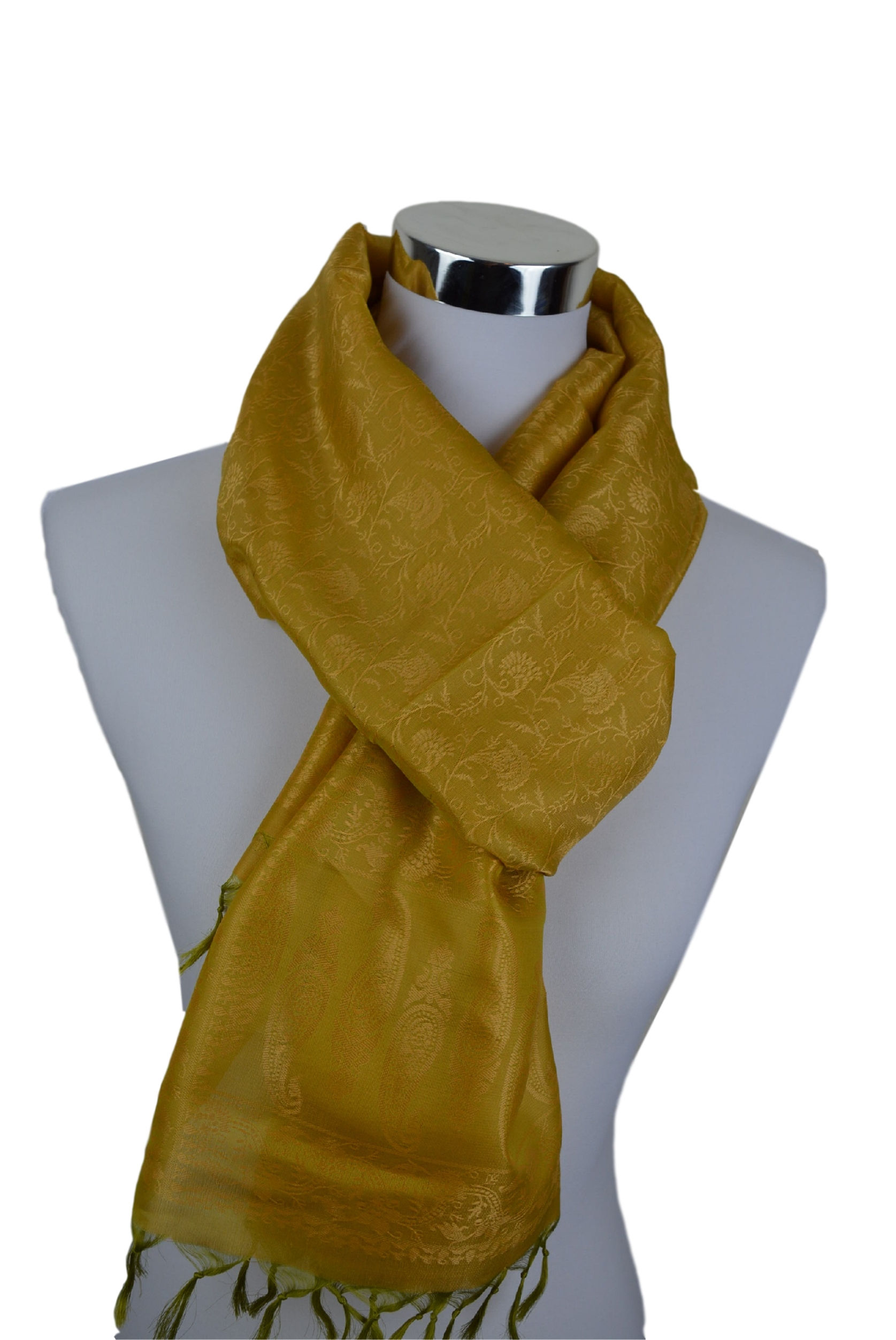Madras style Seide Schal (Mango)