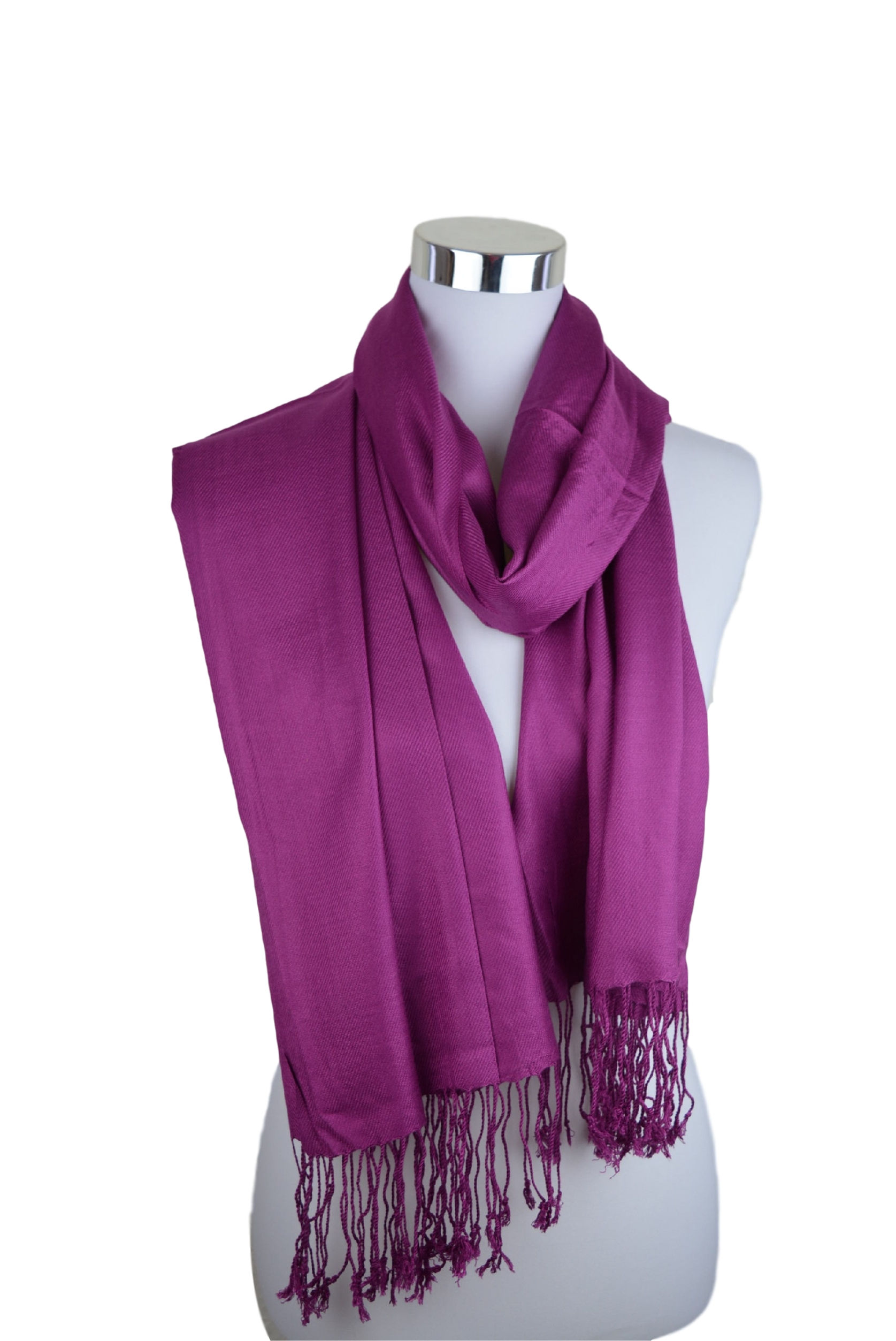 Tvamm Lifestyle Pashmina Schal (Magenta)