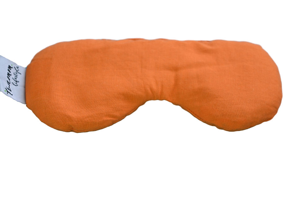 Lotus Design  Augenkissen (Orange)