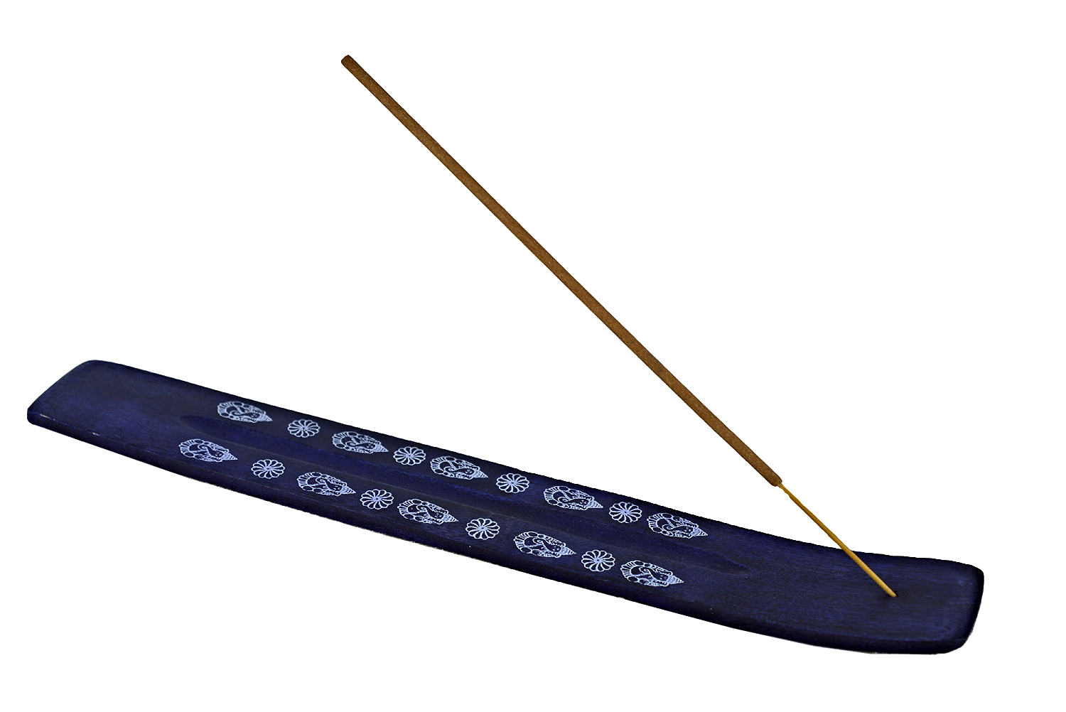 Räucherstäbchenhalter Multifarbe aus Holz (Blau)