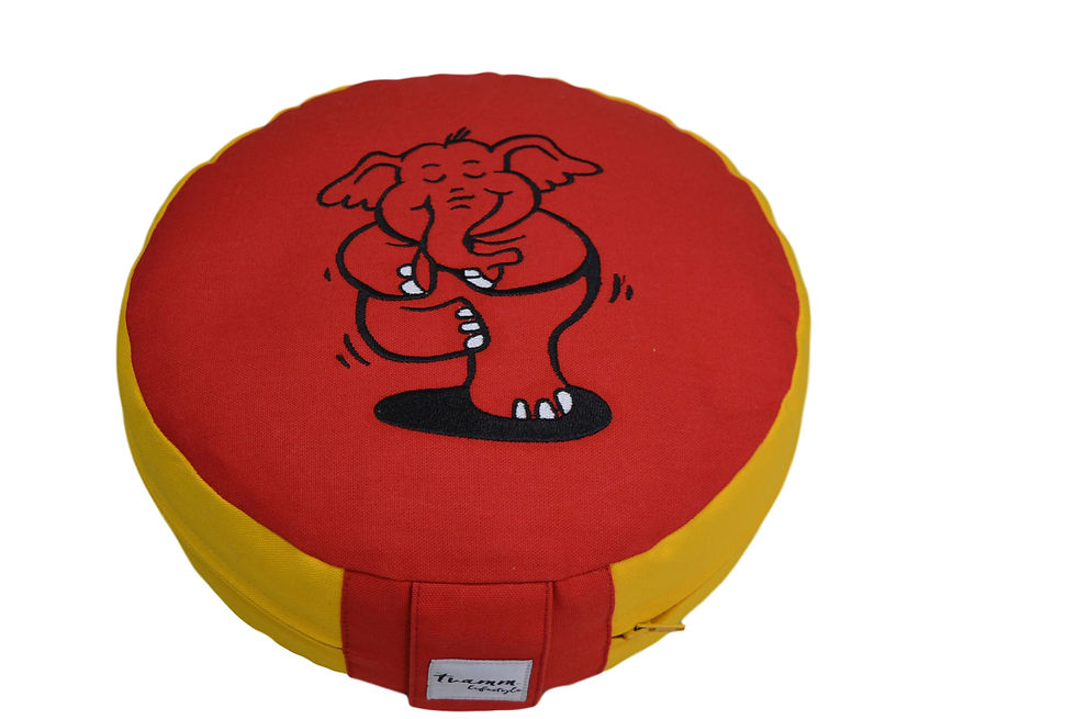 Miniaturbild: Tvamm Lifestyle Kinder Yogakissen - Rot & Gelb