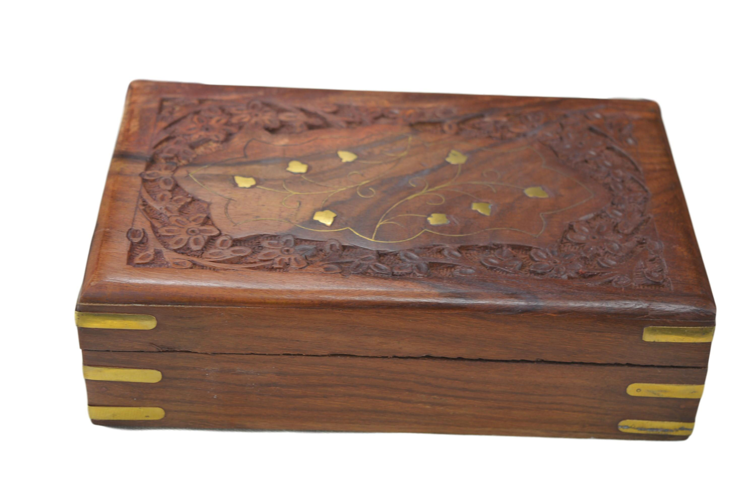 holz Schmuck box 20 cm