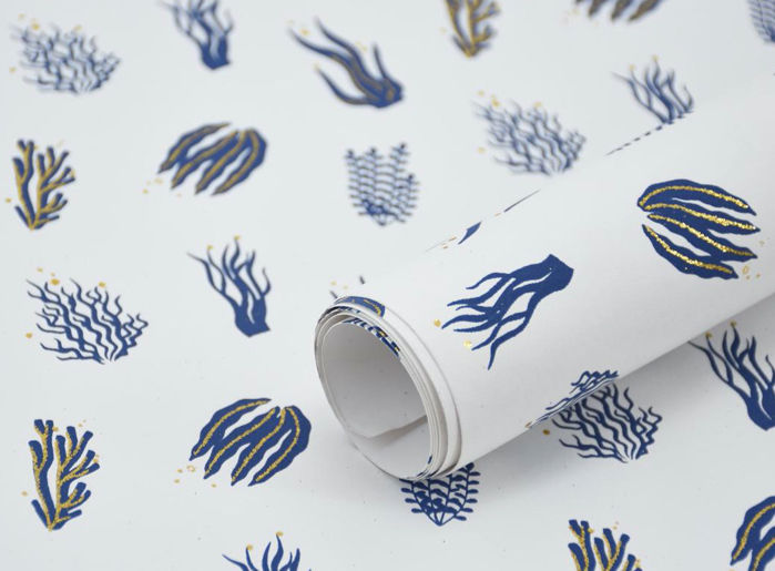 White Blue Nautical