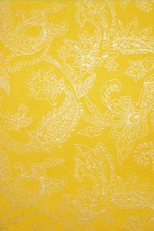 Yellow Indian Paisley