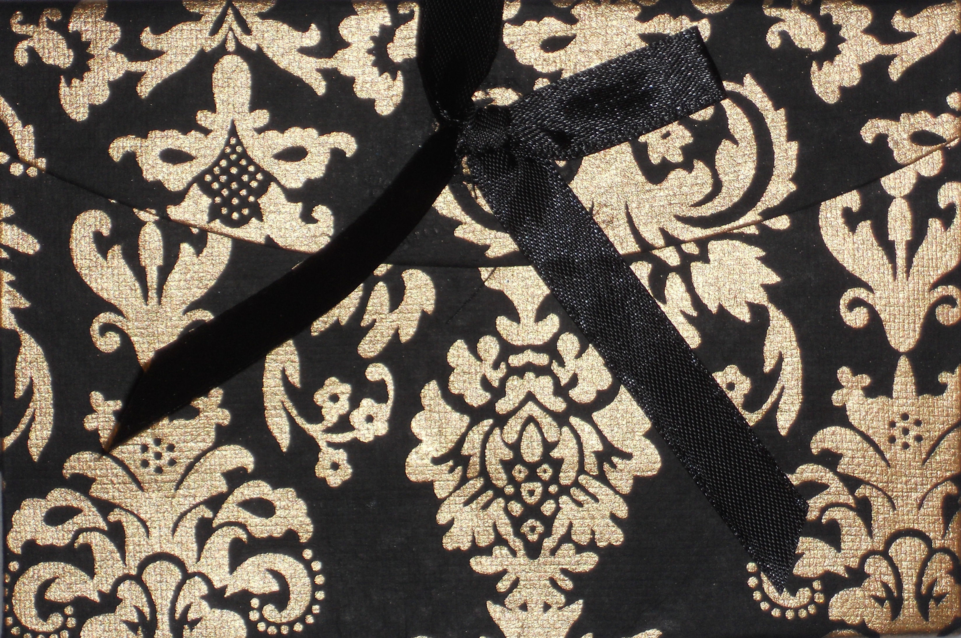 Black Gold Brocade